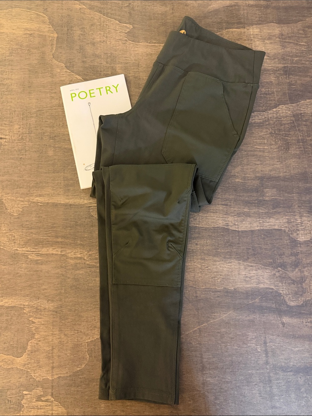 Carhartt Women’s Force Olive Green Stretch Jeggings with Utility Pockets